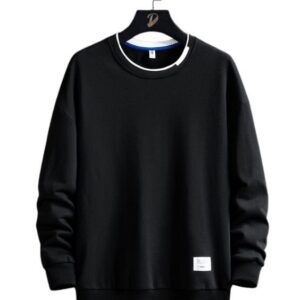 Men Letter Patched Sweatshirt