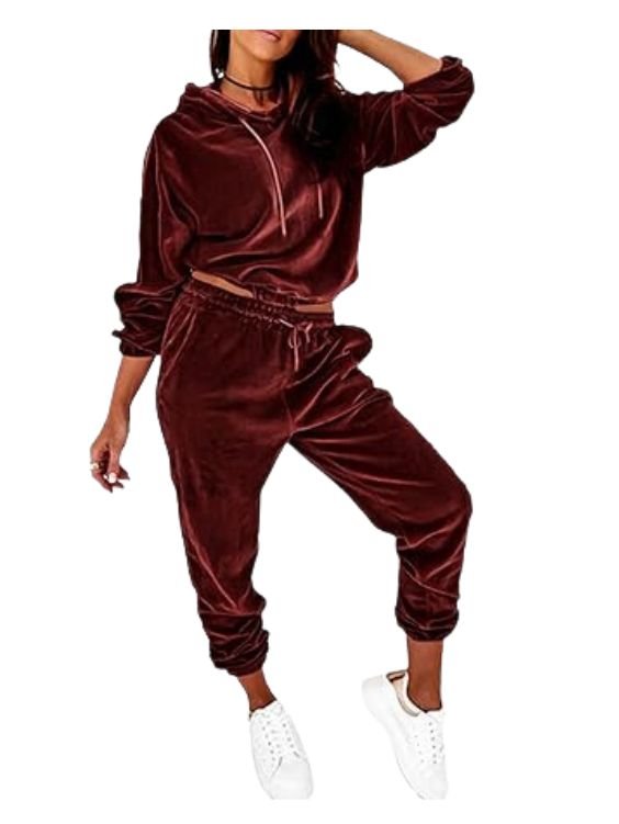 Women's Tracksuits Set Hooded Pullover Sweatpants - Image 5