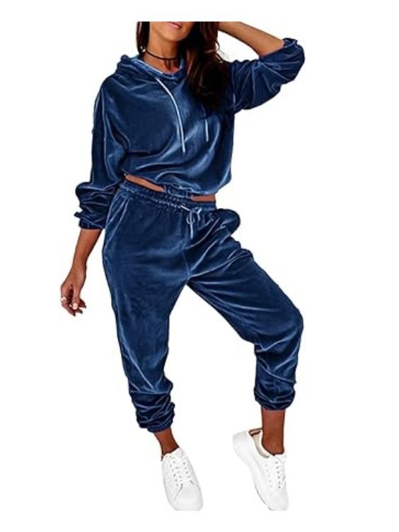 Women's Tracksuits Set Hooded Pullover Sweatpants - Image 6