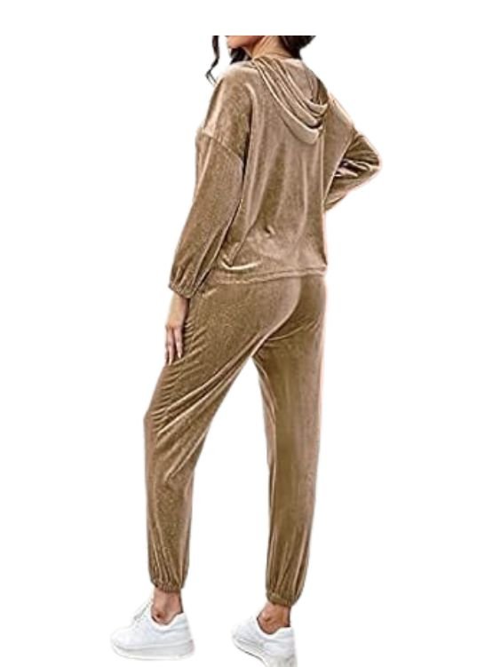 Women's Tracksuits Set Hooded Pullover Sweatpants - Image 4